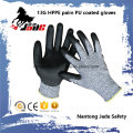 13G Hppe Black Cut Resistant Glove